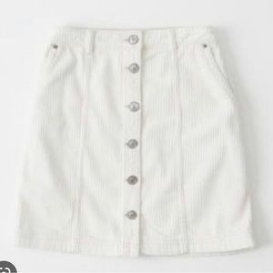 Abercrombie and Fitch corduroy a line skirt